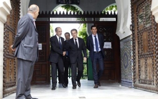 Sarkozy mosquée de paris