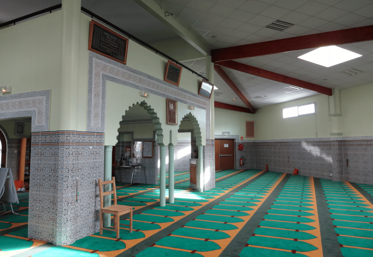 Intérieur mosquée de Quétigny