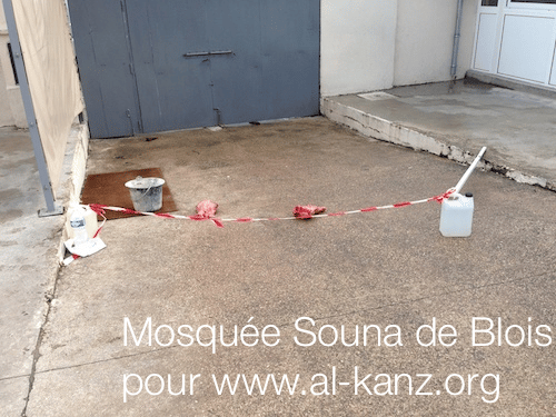 Mosquée profanée Blois