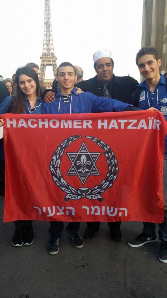 Birbach avec des jeunes d'une mouvance sioniste