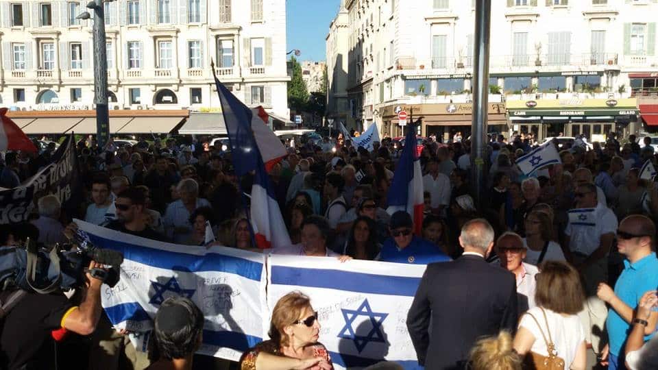 Les juifs de Marseille soutiennent Israël