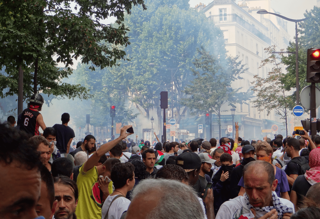 Manifestation interdite à Paris 19 juillet 2014 3