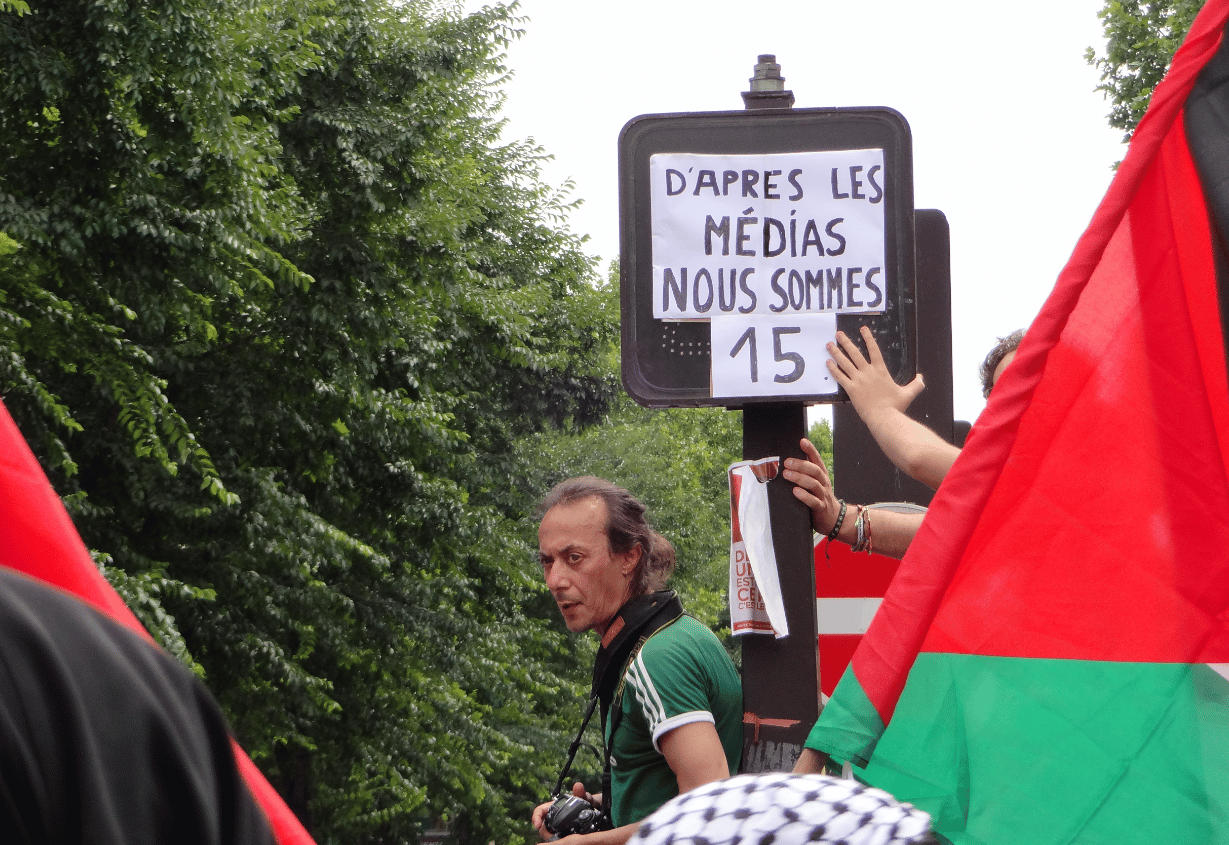 Manifestation interdite à Paris 19 juillet 2014 6