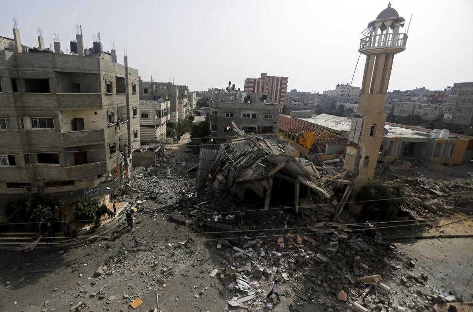 Une mosquée de Gaza détruite par un raid