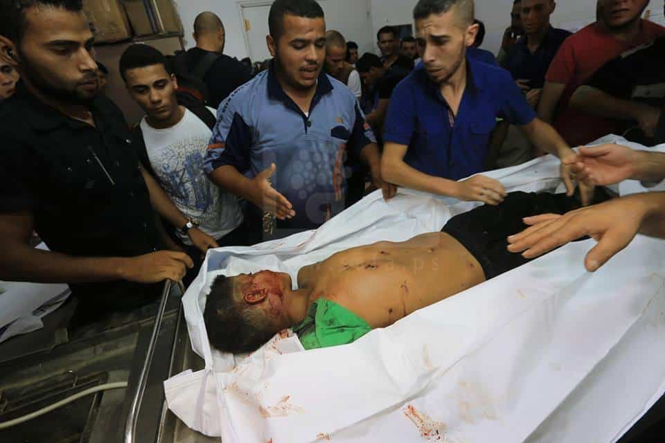 quatre enfants de Gaza victimes de l'entité sioniste 2