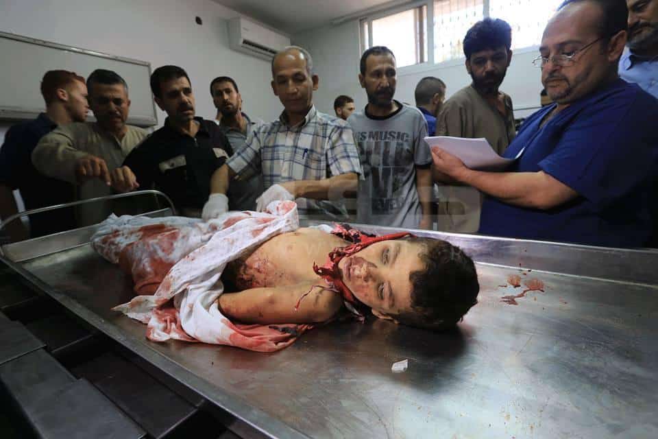 quatre enfants de Gaza victimes de l'entité sioniste 3