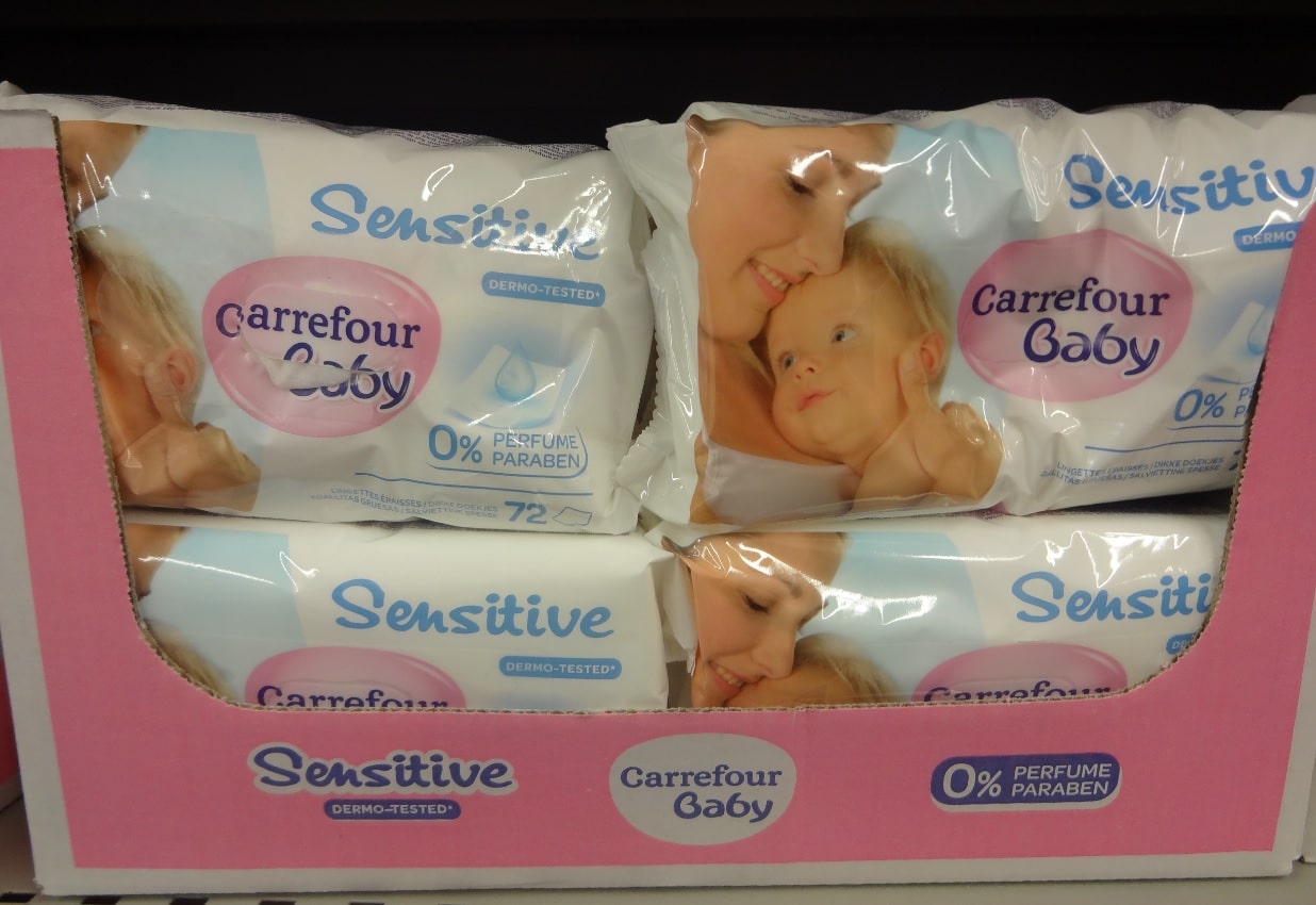 Lingettes pour bébé made in Israël chez Carrefour d'Evry 4