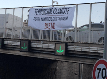 Banderole anti islam à Nice