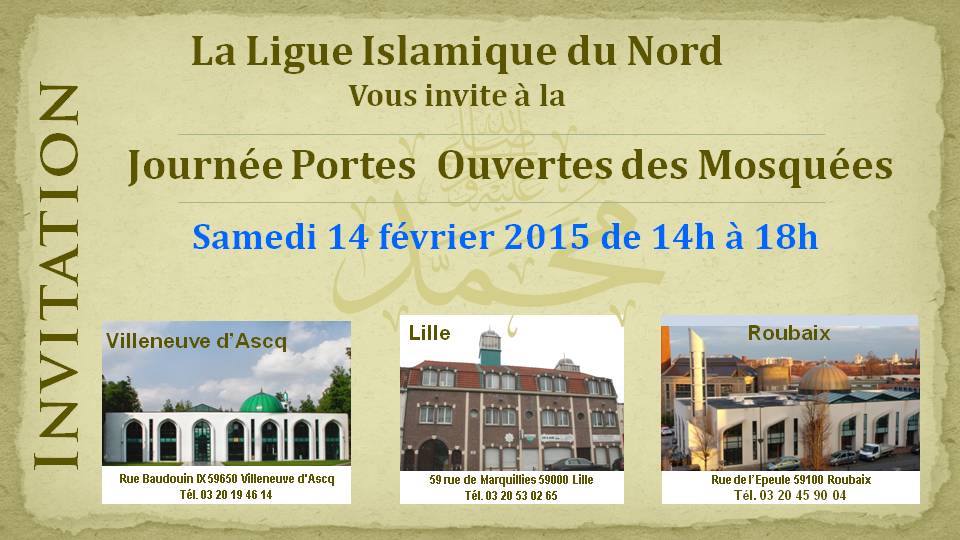 Portes ouvertes dans trois mosquées du Nord