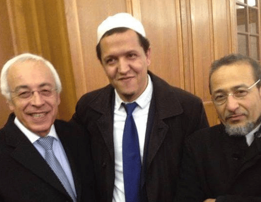 l'ambassadeur d'Israël entouré de Chalghoumi et Oubrou