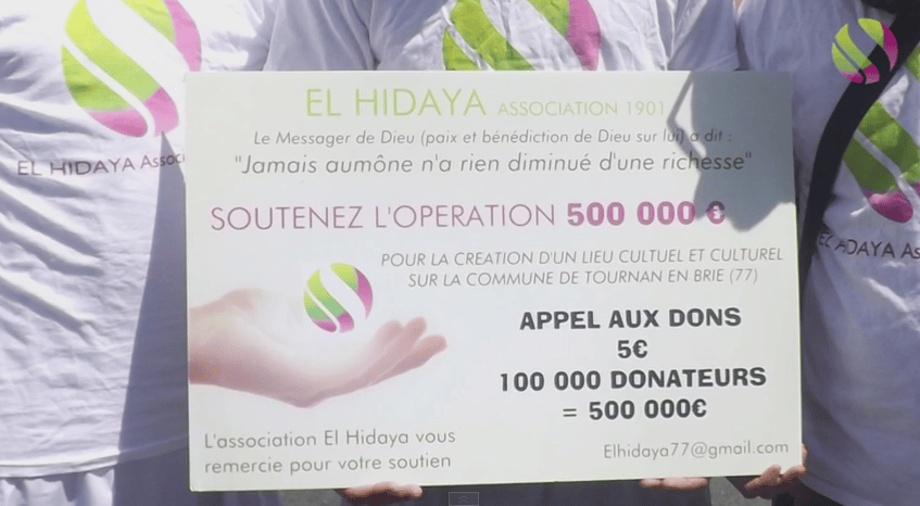 Appel aux dons pour une mosquée à Tournan-en-Brie
