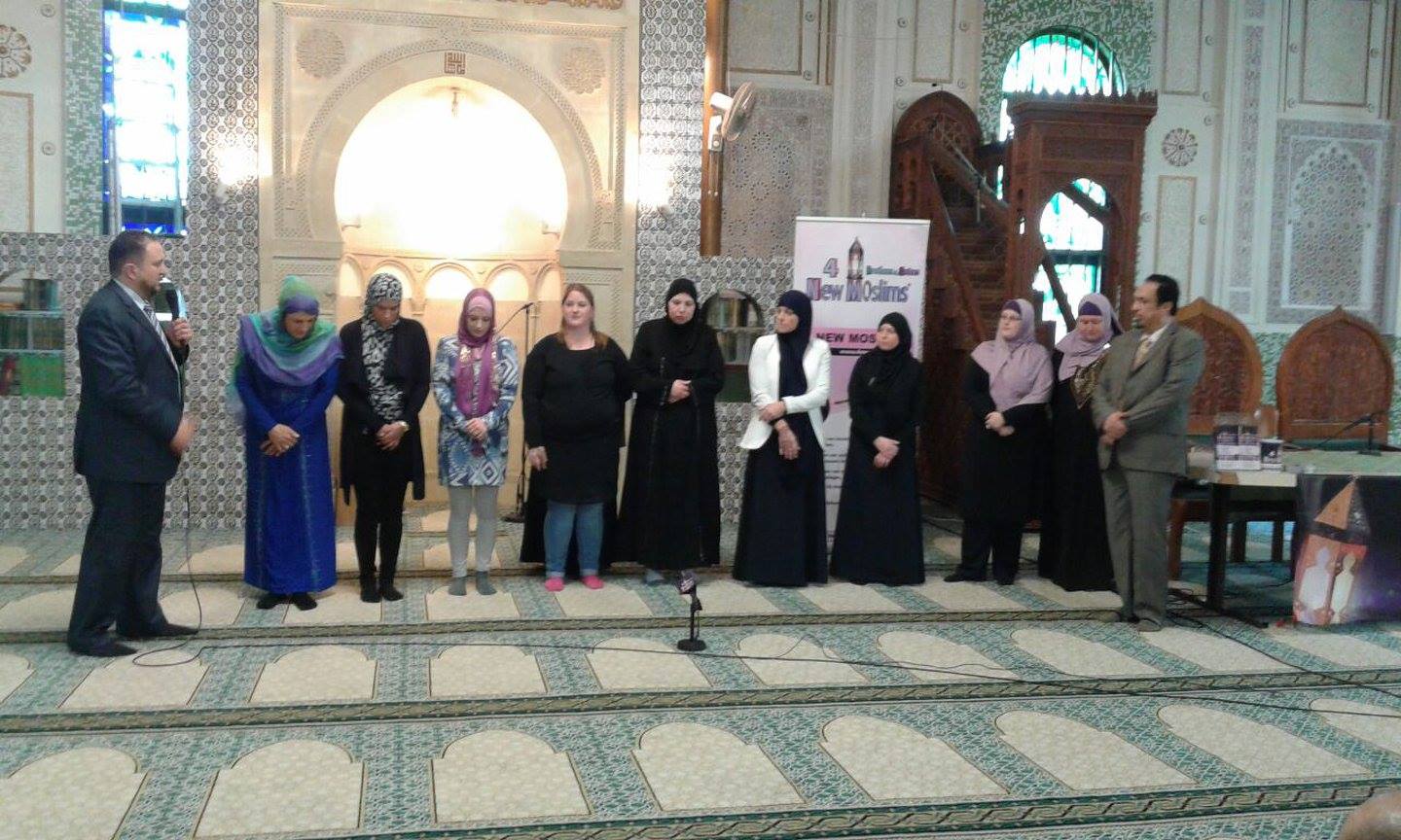 Sept femmes se reconvertissent à l’Islam au Centre Islamique et Culturel de Belgique