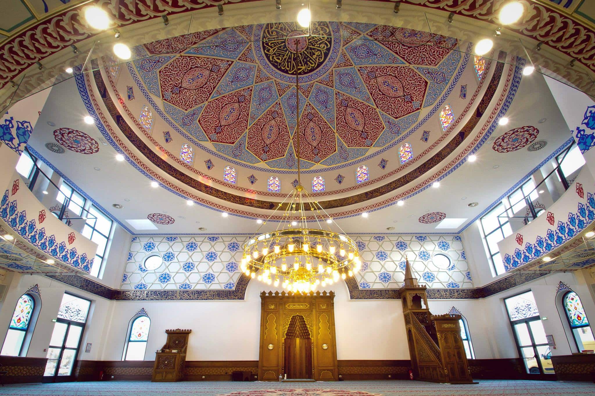 Salle de prière de la mosquée de Bischwiller