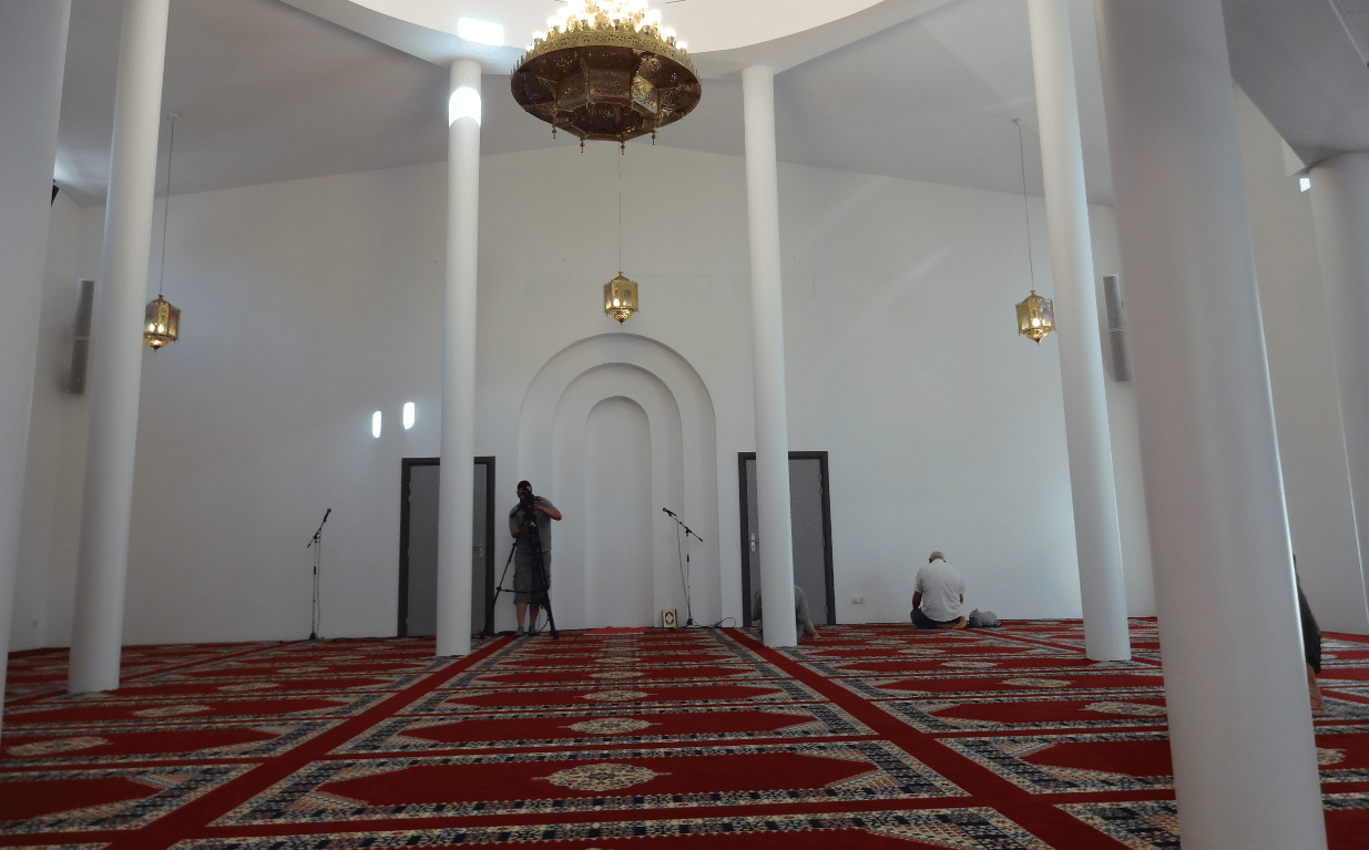 Salle de prière mosquée de la Robertsau