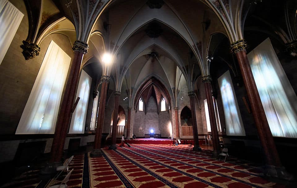 Salle de prière mosquée de Syracuse