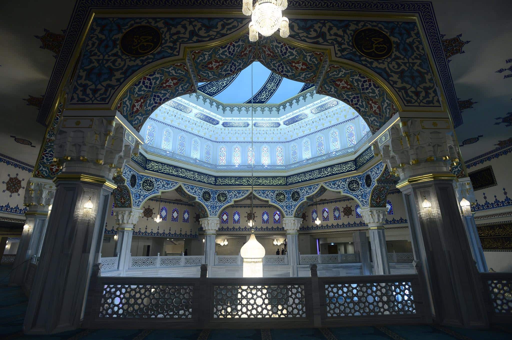 Salle de prière de la mosquée centrale de Moscou 1