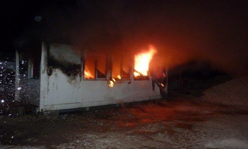 Incendie dans chantier de mosquée à Vitrolles