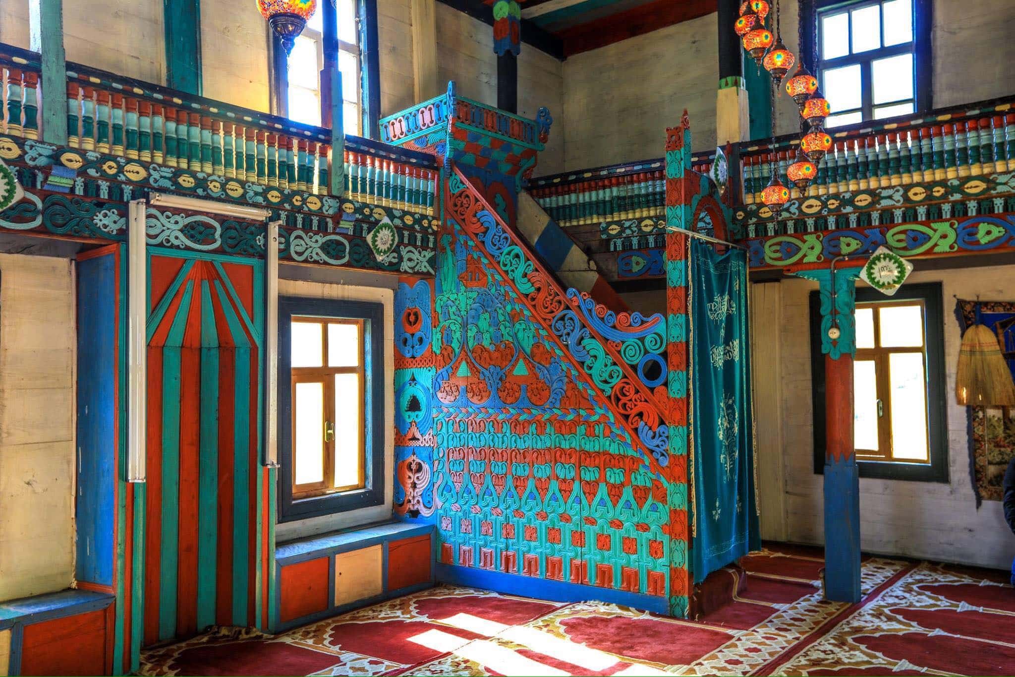 Mosquée en bois Turquie
