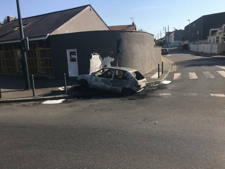 Incendie près de la mosquée Al Mohssinine de Nantes