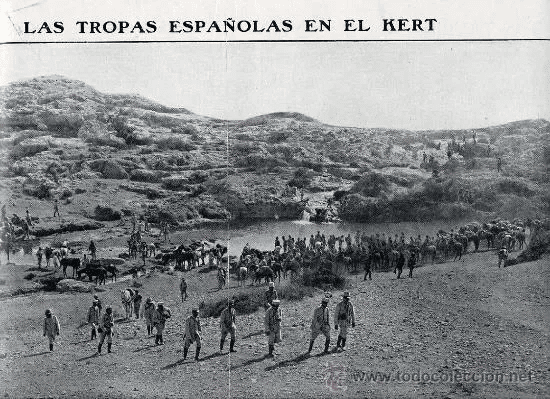 Troupes espagnoles à Oued Kert